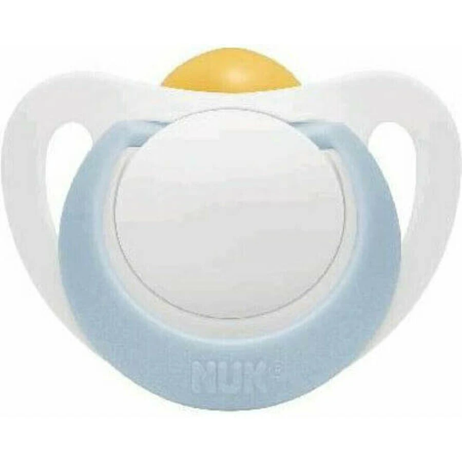 Nuk Star Couche en caoutchouc avec protection Bleu clair / Blanc pour 0-6 mois