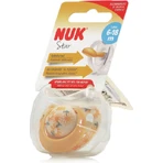 Nuk Star Orthodontic Rubber Flowers - Yellow for 6-18 months