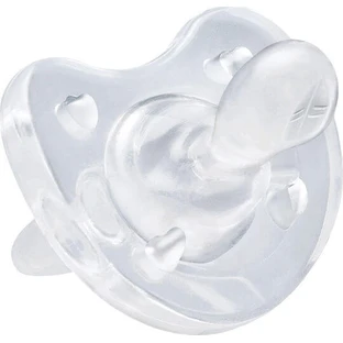 Chicco Physio Soft 01808-01 Chupete de silicona transparente para 0+ meses
