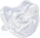 Chicco Physio Soft 01808-01 Transparante Siliconen fopspeen voor 0+ maanden