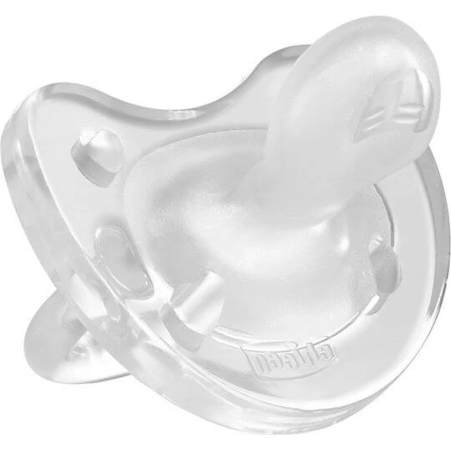 Chicco Physio Soft 01808-01 Chupete de silicona transparente para 0+ meses