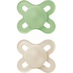 Mam Original Start Orthodontische Fopspenen Siliconen Groen-Crème voor 0-2 maanden 2st
