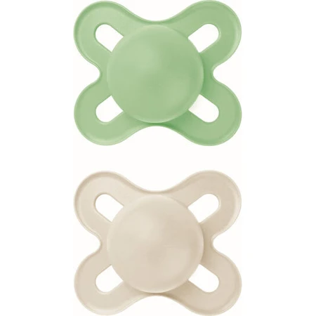 Mam Original Start Orthodontische Fopspenen Siliconen Groen-Crème voor 0-2 maanden 2st
