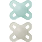 Mam Original Start Orthodontische Fopspenen Siliconen Groen-Crème voor 0-2 maanden 2st