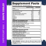 Gaspari SuperPump Max Speciaal Voedingssupplement 500gr Grape Cooler