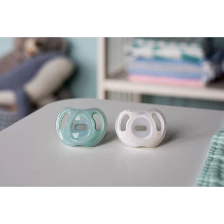 Tommee Tippee Ultra Light White/Mint 0-6 months 2pcs
