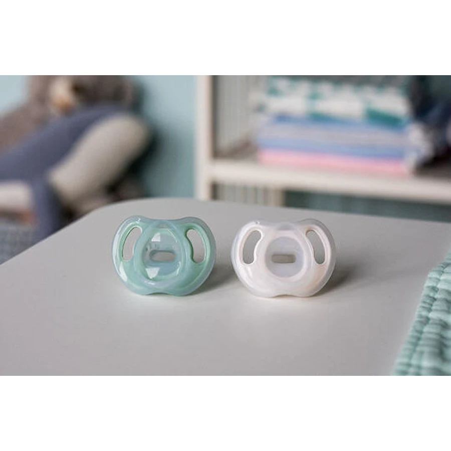 Tommee Tippee Ultra Light White/Mint 0-6 months 2pcs