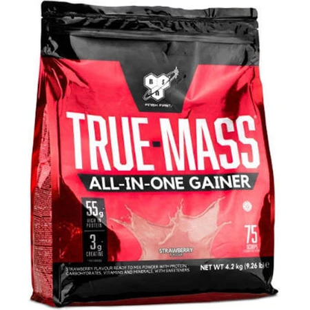 BSN True Mass Alles-in-één Gainer met Creatine & Chocoladesmaak 4,2kg