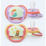 Philips Ultra Air Silicone Soothers Pacifier Purple for 18+ months 2pcs