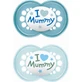 Mam Silikon kieferorthopädische Mumie ich liebe Mumie - N/A für 6-16 Monate 2pcs