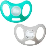 Tommee Tippee Appareil orthodontique en silicone bleu / gris pour 6-18 mois 2pcs