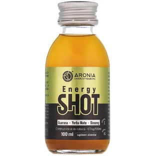 Energy Shot - eine Mischung aus energiespendenden Kräutern, Koffein und Vitaminen für einen schnellen Schub an Energie und Vitalität, Aronia