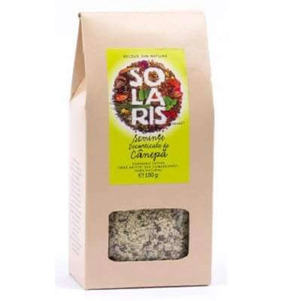 Gepeld hennepzaad, 150 g, Solaris