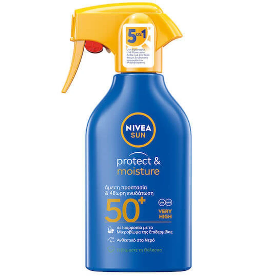 Nivea Sun Trigger Loción Corporal Hidratante Resistente al Agua SPF50 en Spray 270ml