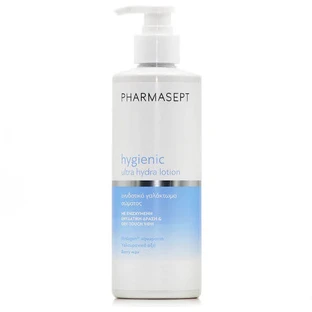 Pharmasept Loción corporal hidratante higiénica con ácido hialurónico para pieles sensibles 400ml