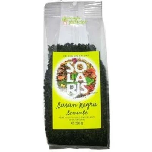 Semillas de sésamo negro, 150 g, Solaris
