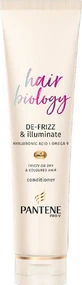 Pantene Hair Biology Defrizz Hair Biology Ful &amp; Vibrant Illuminate Moisturizing Conditioner for All Hair Types 160ml