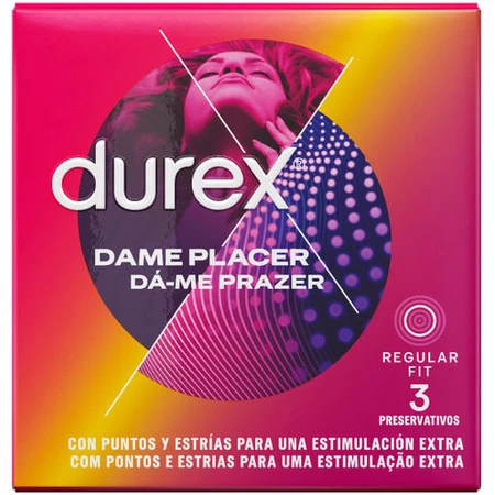 Durex Prezervative Music Give Me Pleasure Ribbed 3pcs
