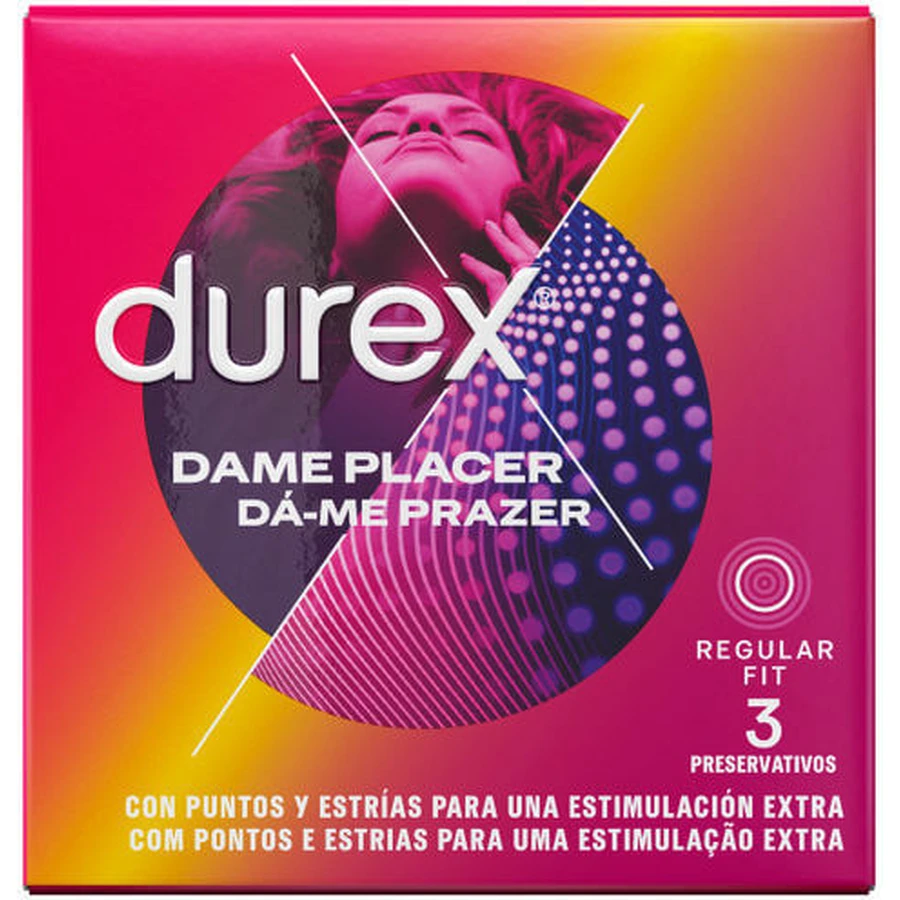 Durex Prezervative Music Give Me Pleasure Ribbed 3pcs