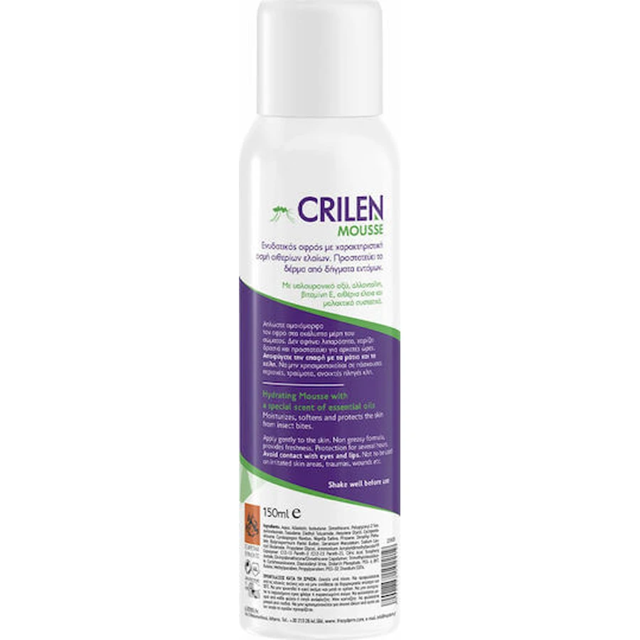 Frezyderm Crilen Insektenschutzschaum in der Tube Geeignet für Kinder 150ml