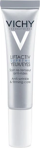 Vichy Liftactiv Supreme Anti-Wrinkle Eye Cream with Hyaluronic Acid 15ml