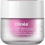 Clinea Bak Bak Off Arrugas Light Crema Facial de Día Antiedad con SPF20, Péptidos y Prebióticos 50ml