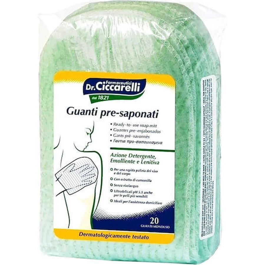 L'Officinale del Dr Ciccarelli Voorgezeepte Handschoenen 20buc