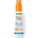 Garnier Ambre Solaire Sensitive Advanced Crema Solar Niños Waterproof Spray SPF50 150ml