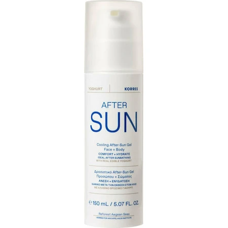 Korres Gel Refrescante After Sun para Rostro y Cuerpo con Yogur y Caléndula 150ml