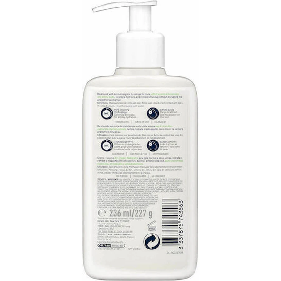 CeraVe Crema Hidratante Facial 236ml