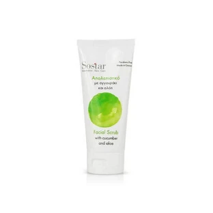 Sostar Komkommer en Aloë gezichtsscrub 75ml