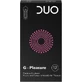 Duo Prezervatives G-Pleasure Ribbed 12pcs
