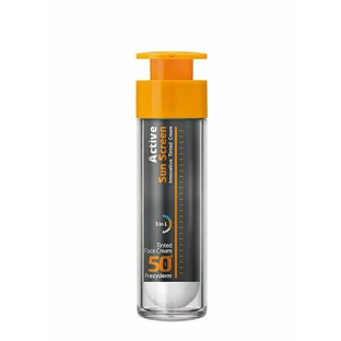 Frezyderm Active Sun Screen Innovative Tinted Water Resistant Face Cream SPF50 with Pigment 50ml