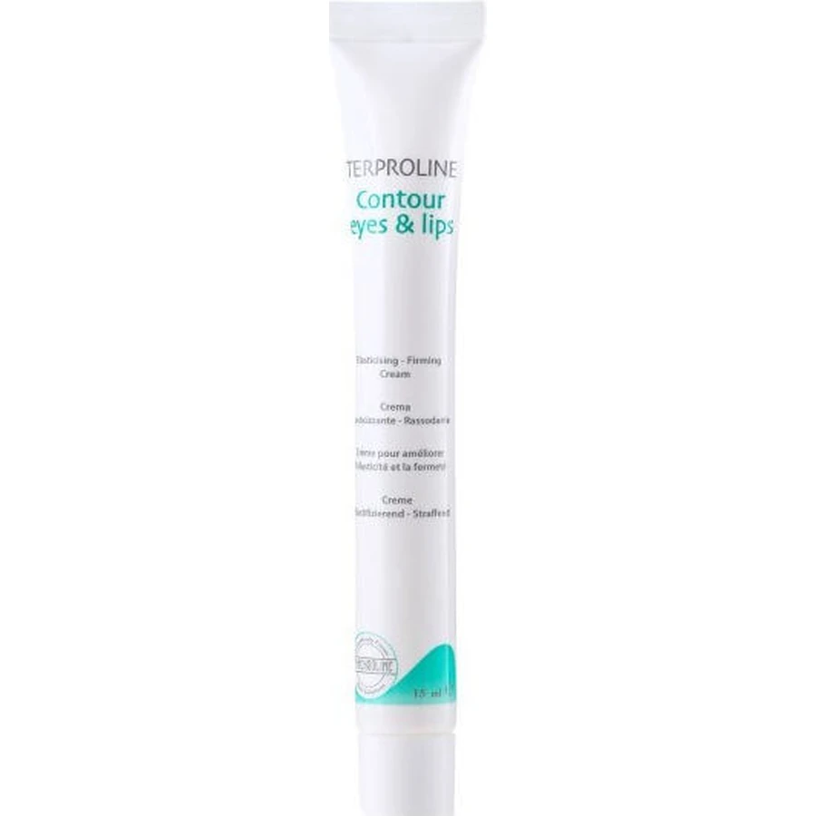 Synchroline Terproline Crème anti-âge et tonifiante pour les yeux et les lèvres à l'acide hyaluronique 15ml