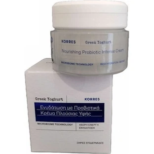 Korres Crema facial hidratante de día de yogur griego con probióticos 48h 40ml