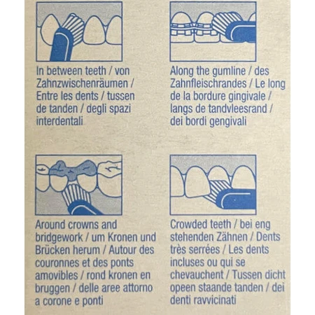 Oral-B Interspace Inter Tandenborstel met Blauw Handvat 1 st