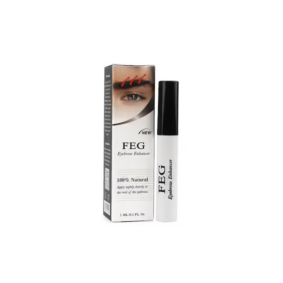 Wenkbrauwgroei- en verdikkingsserum, 3 ml, FEG