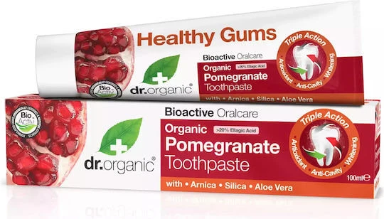 Dr.Organic Pomegranate Toothpaste for Sensitive Teeth and Cavities…