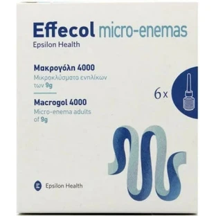 Epsilon Health Micro-Enemas Macrogol 4000 6 x 9gr