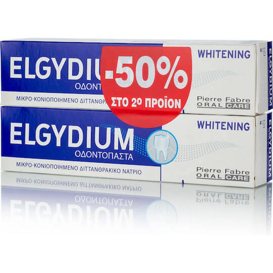 Elgydium Whitening Whitening Zahnpasta 2x75ml