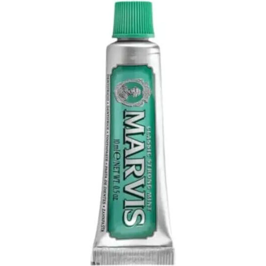 Marvis Classic Strong Mint Toothpaste for Plaque and Cavities 10ml