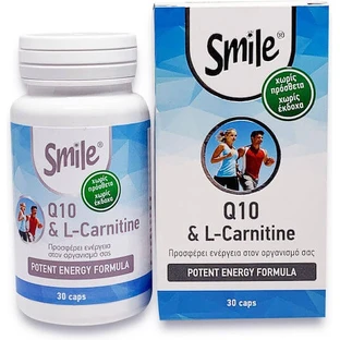 AM Health Smile Coenzyme Q-10 & L-Carnitine 30 caps