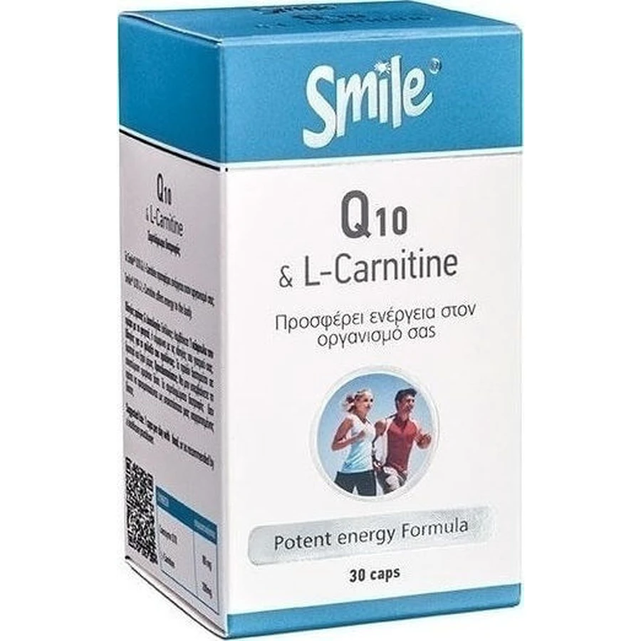 AM Health Smile Coenzyme Q-10 & L-Carnitine 30 caps