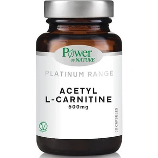 Power Of Nature Platinum Range Acetyl L-Carnitine 500mg 30 caps