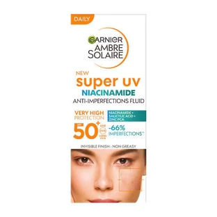 Garnier Ambre Solaire Super UV Niacinamide Gezichtscrème met Zonnebescherming SPF50+ 40ml