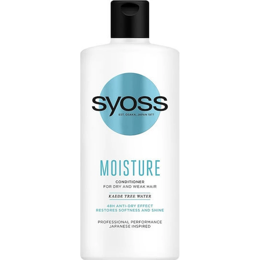 Syoss Moisture Kaede Tree Water Feuchtigkeitsspülung für trockenes Haar 440ml