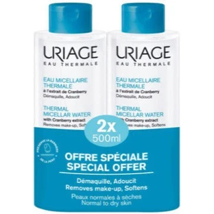 Uriage Agua Micelar Desmaquillante Termal 2x500ml