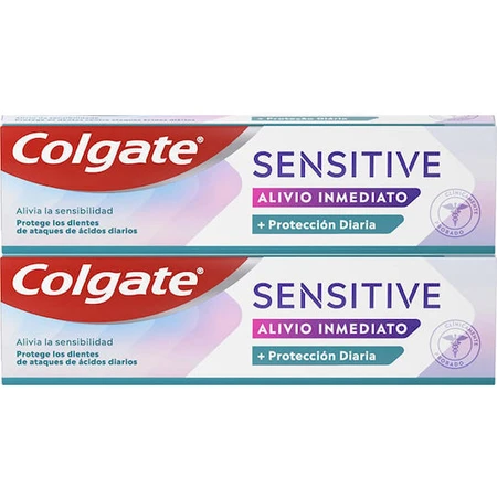 Colgate SENSITIVE SENSITIVE INSTANT RELIEF DAILY PROTECTION Toothpaste 2x75ml