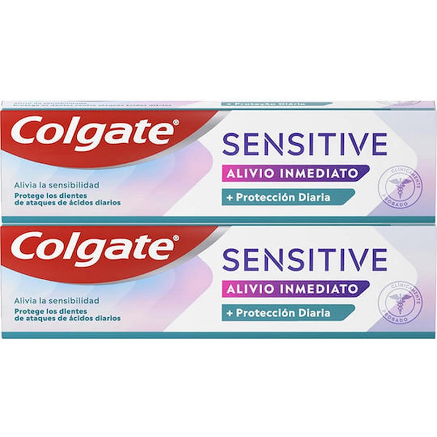Colgate SENSITIVE SENSITIVE INSTANT RELIEF DAILY PROTECTION Toothpaste 2x75ml