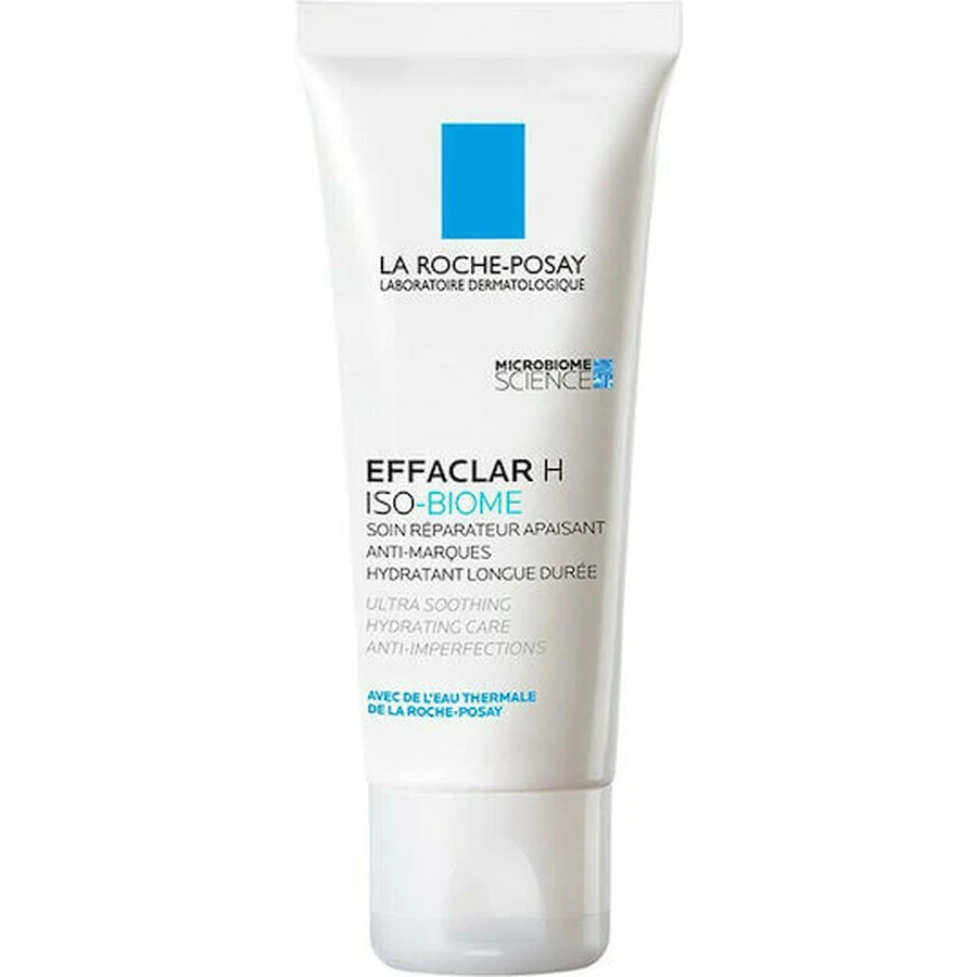 La Roche Posay Effaclar H ISO-Biome Crema Ligera Hidratante y Seborreguladora para Pieles Mixtas con Niacinamida y Pantenol 40ml
